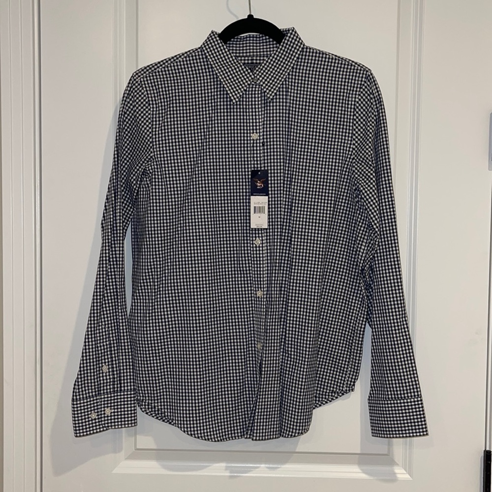 NWT Gingham Button Down American Living Blouse